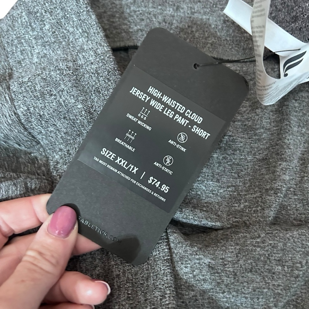 Fabletics High-Waisted cloud jersey wide leg pant… - image 7